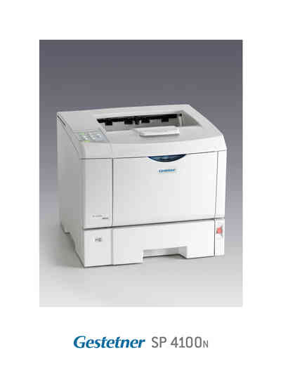 Ricoh Aficio Sp 4100n User Manual Ricoh Aficio Sp 4100n User Manual